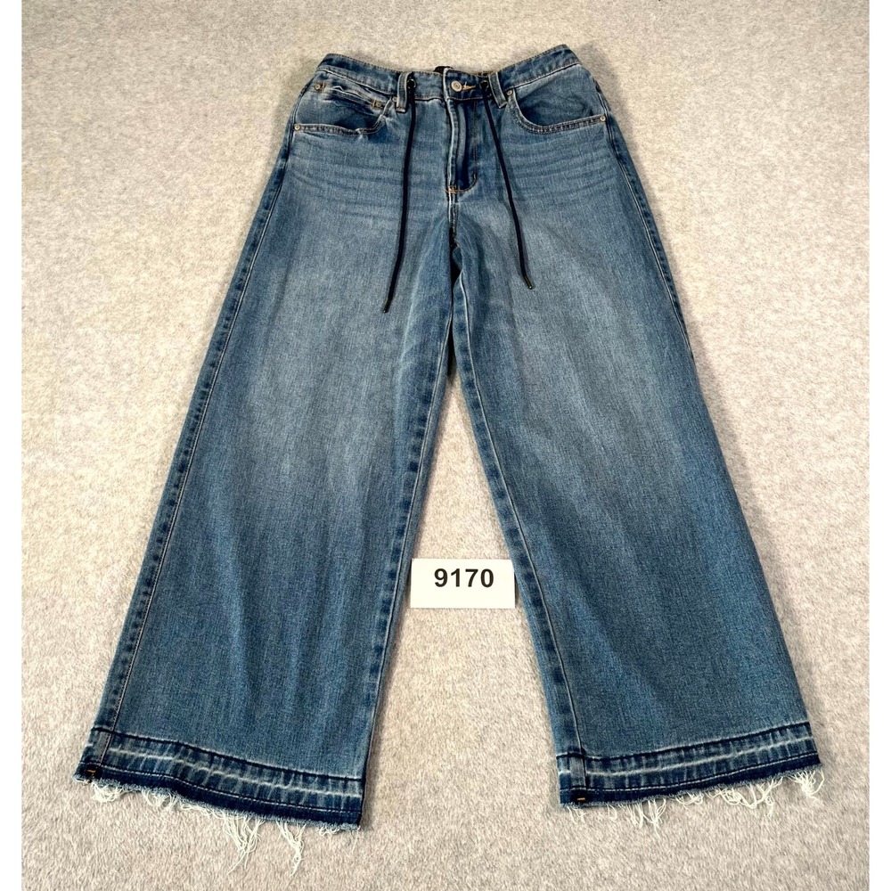 Liz & Co Jeans Womens 20W Blue Denim Dark Wash Cotton Stretch Casual Bootcut Leg